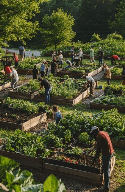 Community Garden Harvest